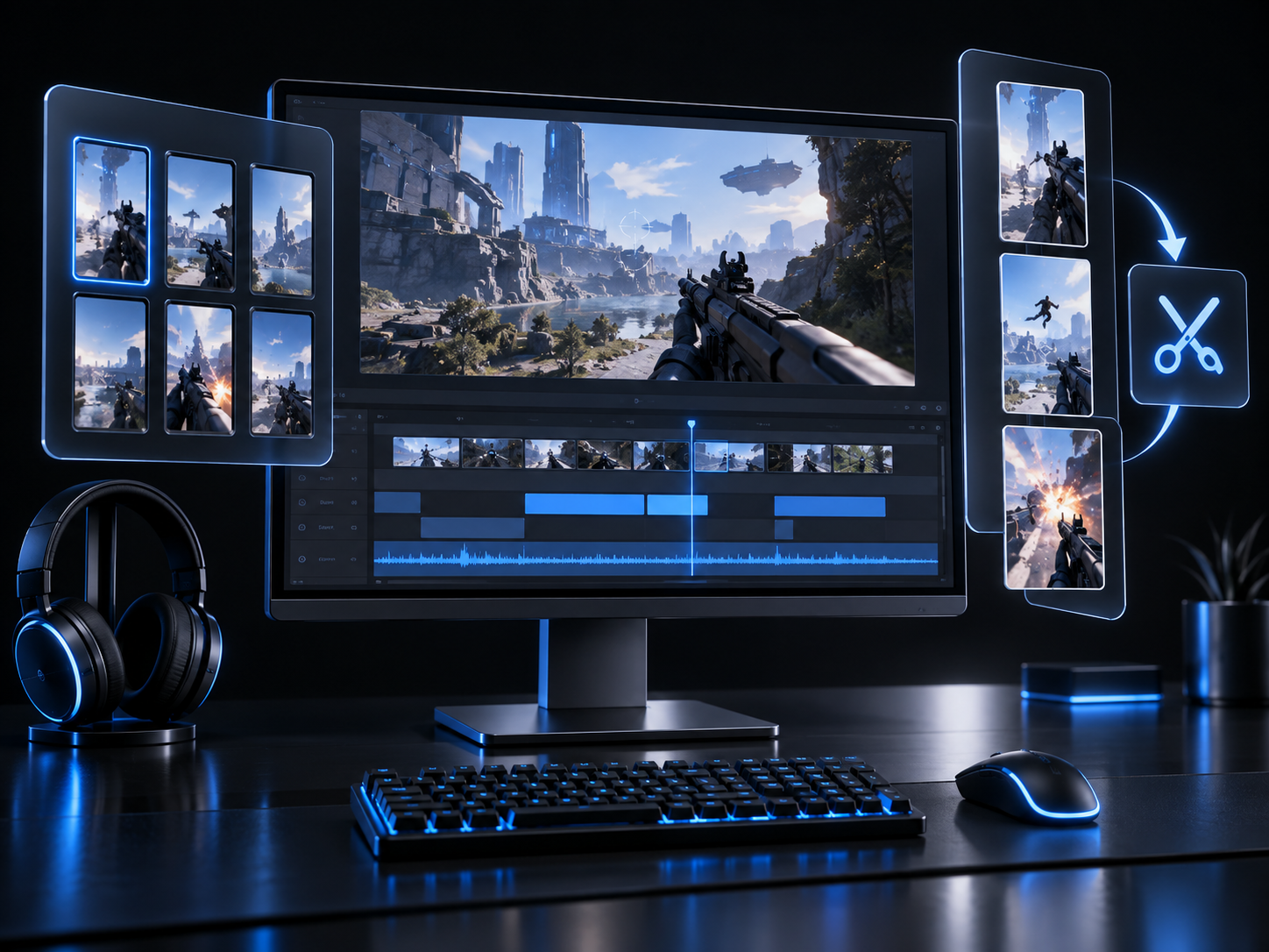 Streamer clipping service product mockup