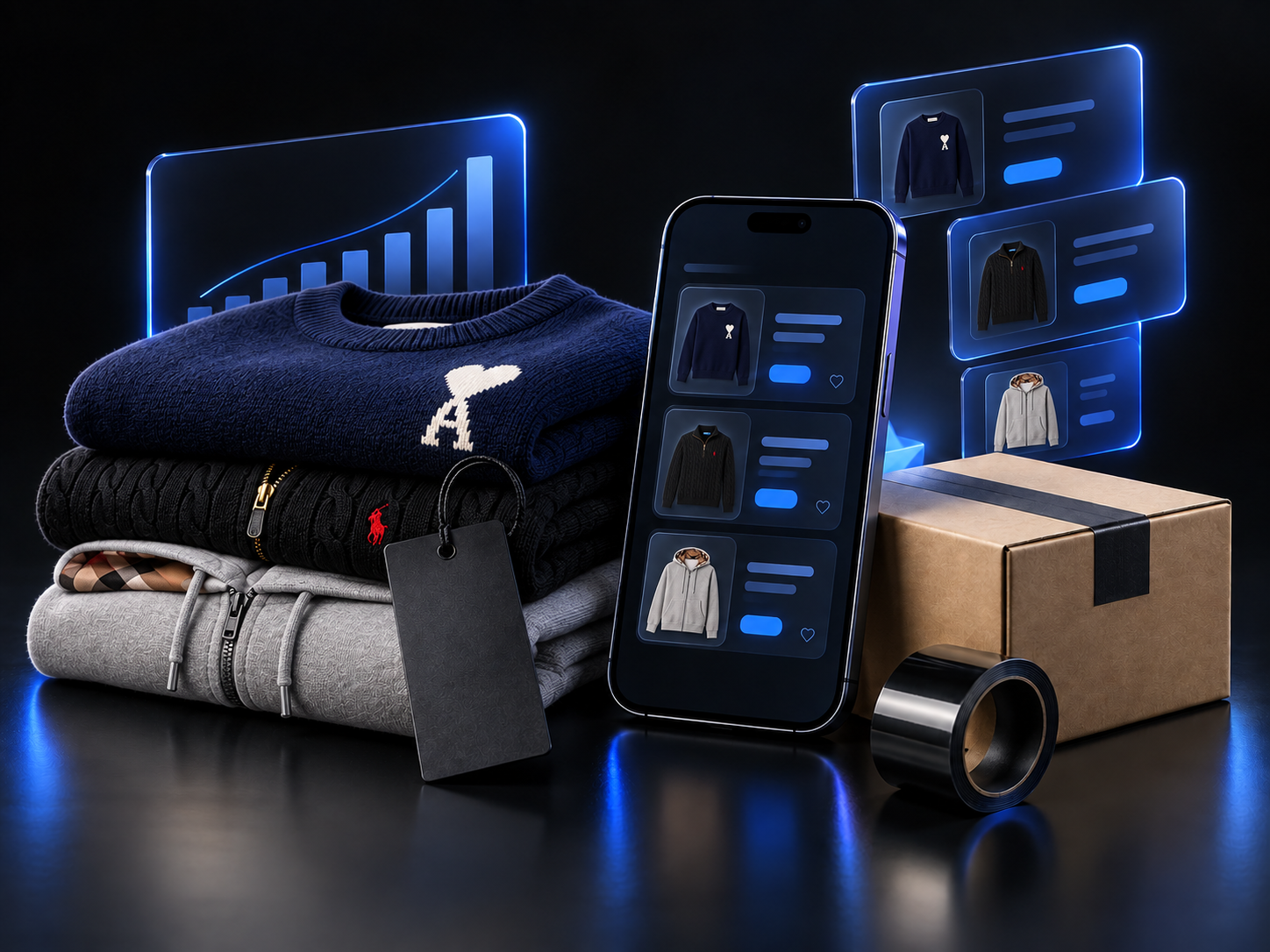 Vinted reselling pack product mockup